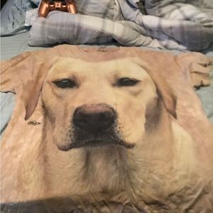 Yellow Lab tie dye t shirt